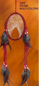 5'' Dream Catchers Multicolor 4/Set