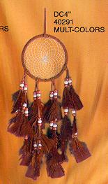 4'' Dream Catchers Multicolor 12/Set